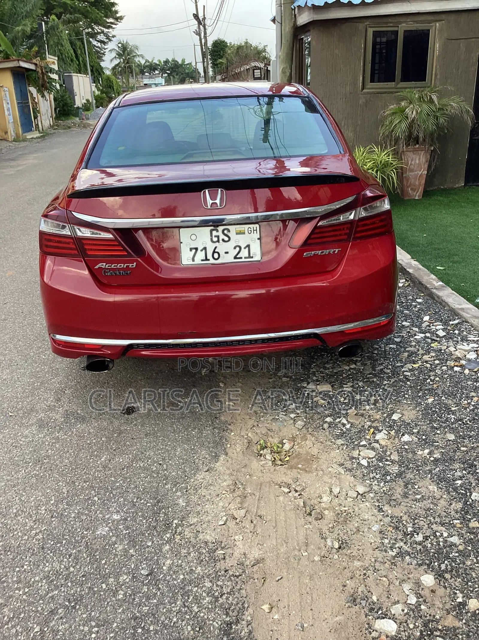 Honda Accord Sport SE 4dr Sedan FWD (2.4L 4cyl 2A) 2017 Red