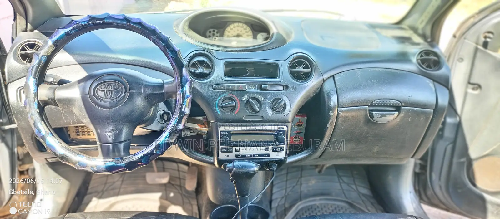 Toyota Echo Automatic 2003 Gray