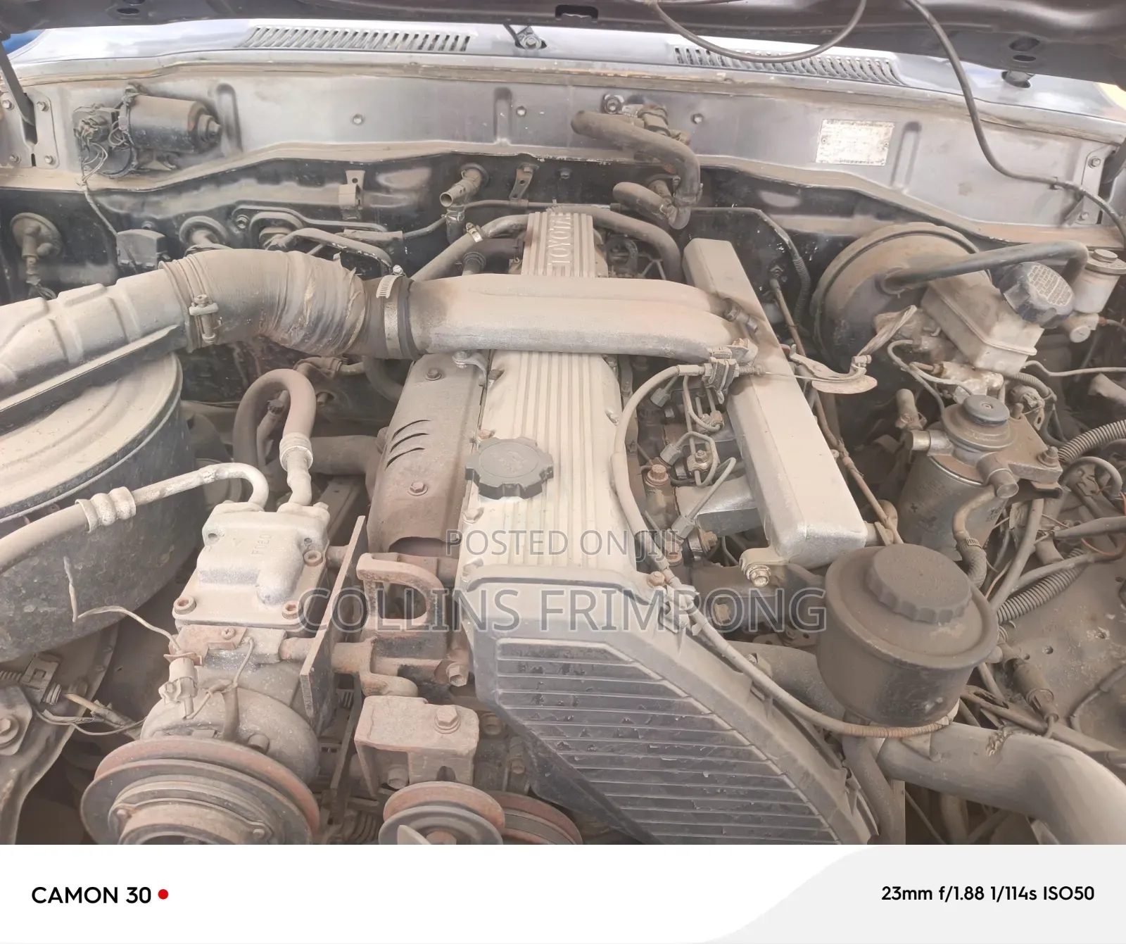 Toyota Land Cruiser 1996 Gray