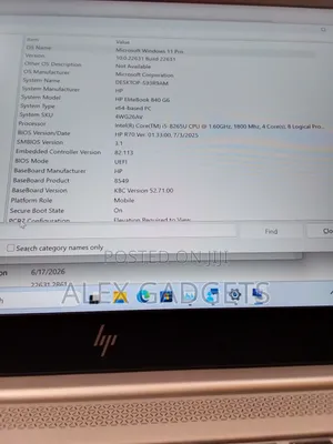 Laptop HP EliteBook 840 G6 8GB Intel Core i5 SSD 256GB