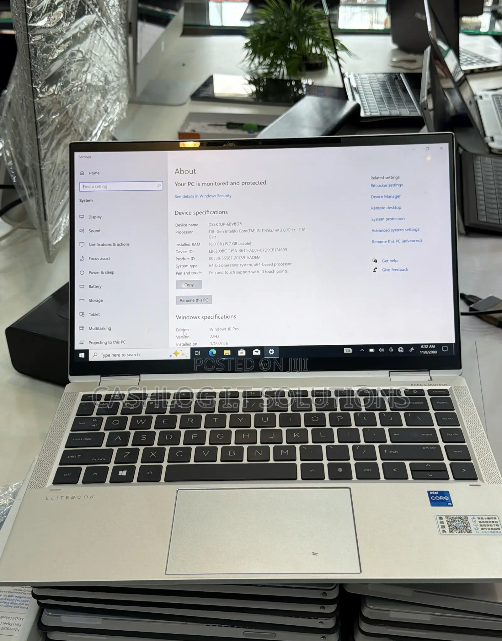 Laptop HP EliteBook 1040 G8 16GB Intel Core i5 SSD 512GB