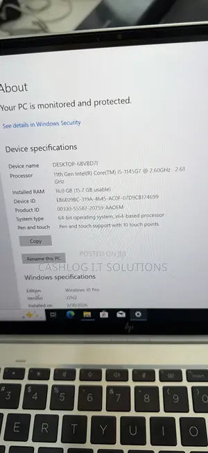 Laptop HP EliteBook 1040 G8 16GB Intel Core i5 SSD 512GB