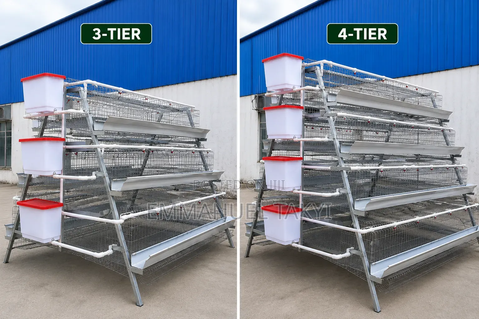 Chicken Cage 3-Tier and 4-Tier
