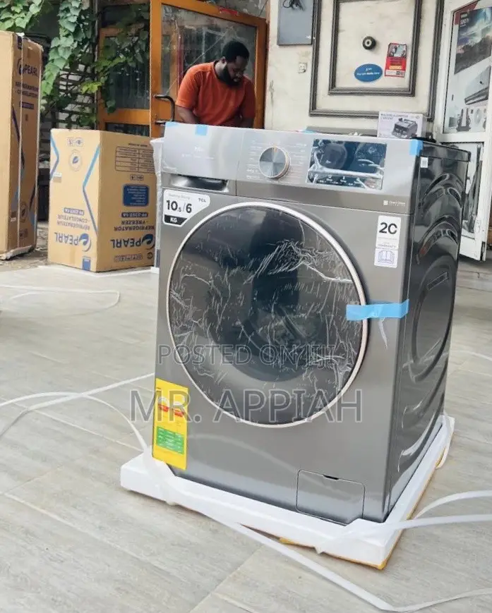 Choose TCL 10.5kg Front Load Washing Machine(Silver)
