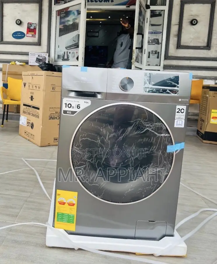 Choose TCL 10.5kg Front Load Washing Machine(Silver)