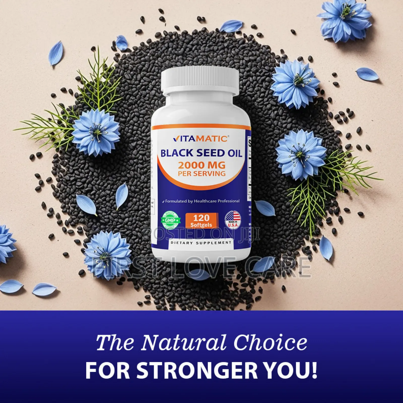 Vitamatic Black Seed Oil 2000mg Per Serving