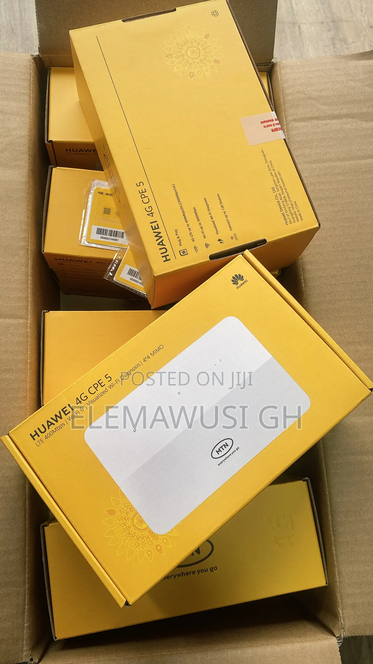 MTN Cat13 Turbonet Router With Data Sim (WiFi 6,connects 128 Devices