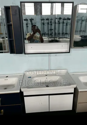 Cabinet Basin With Mirror- 80cm
