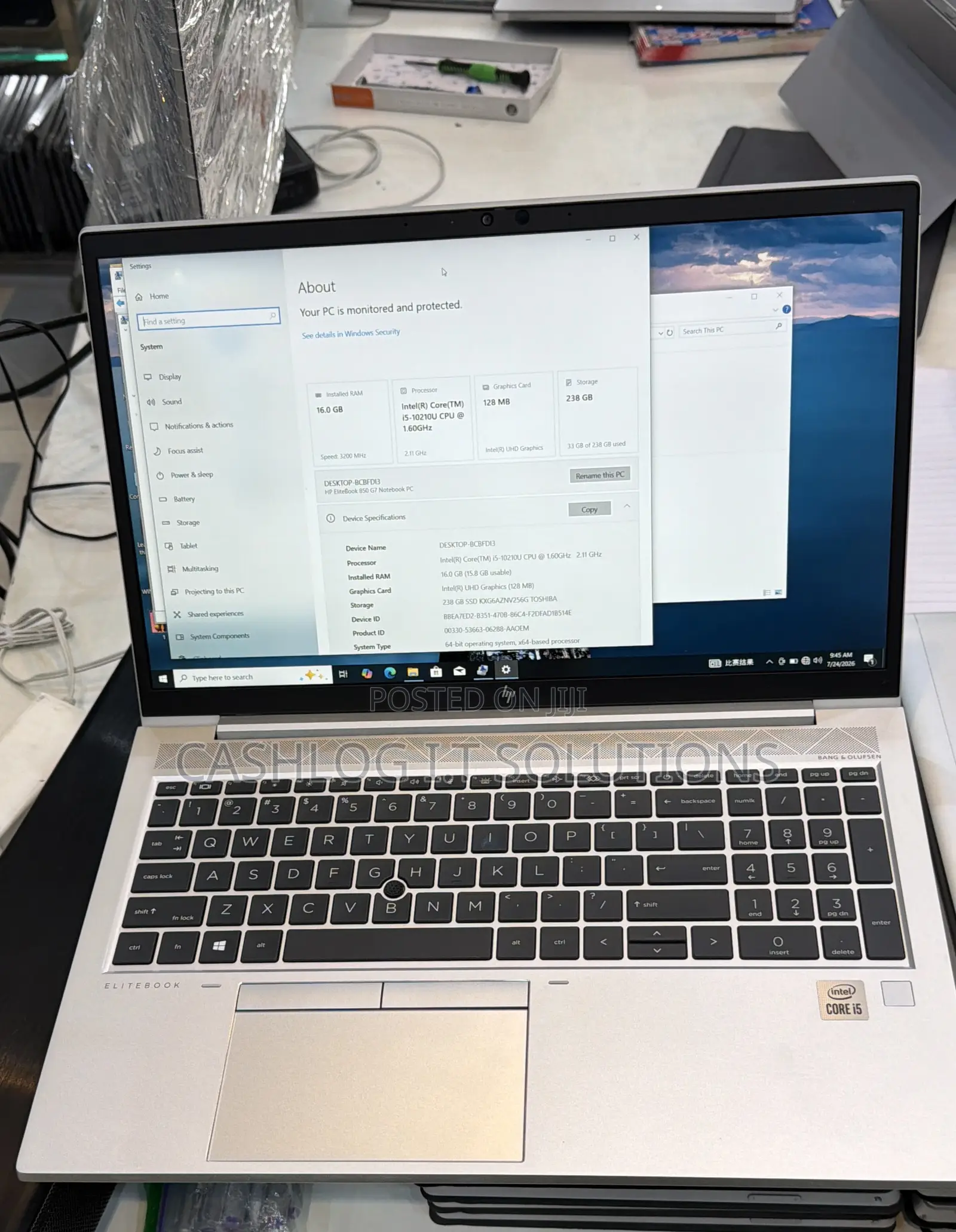 Laptop HP EliteBook 850 G8 16GB Intel Core i5 SSD 256GB