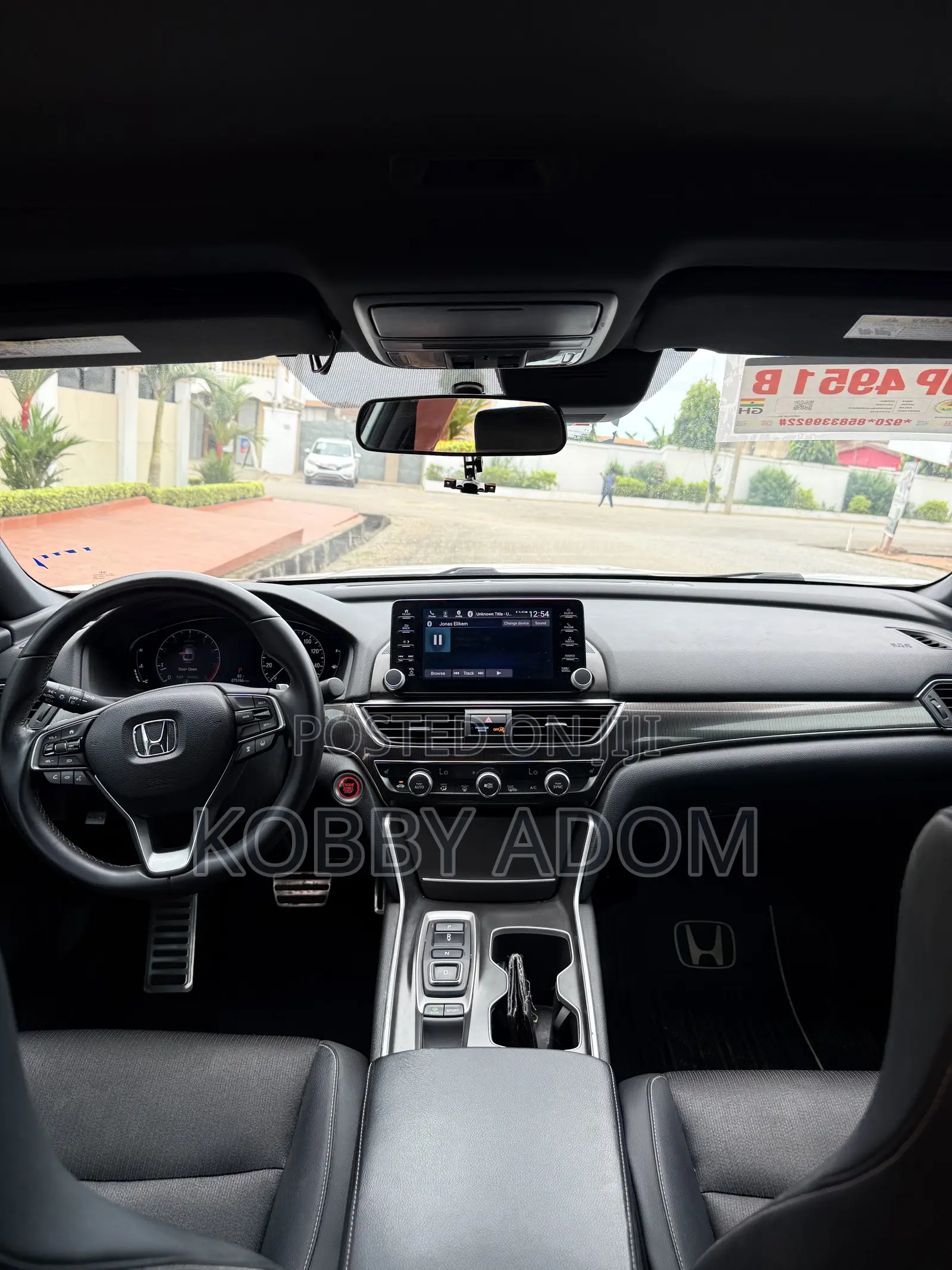 Honda Accord Sport (2.0L 4cyl Turbo 10A) 2019 White