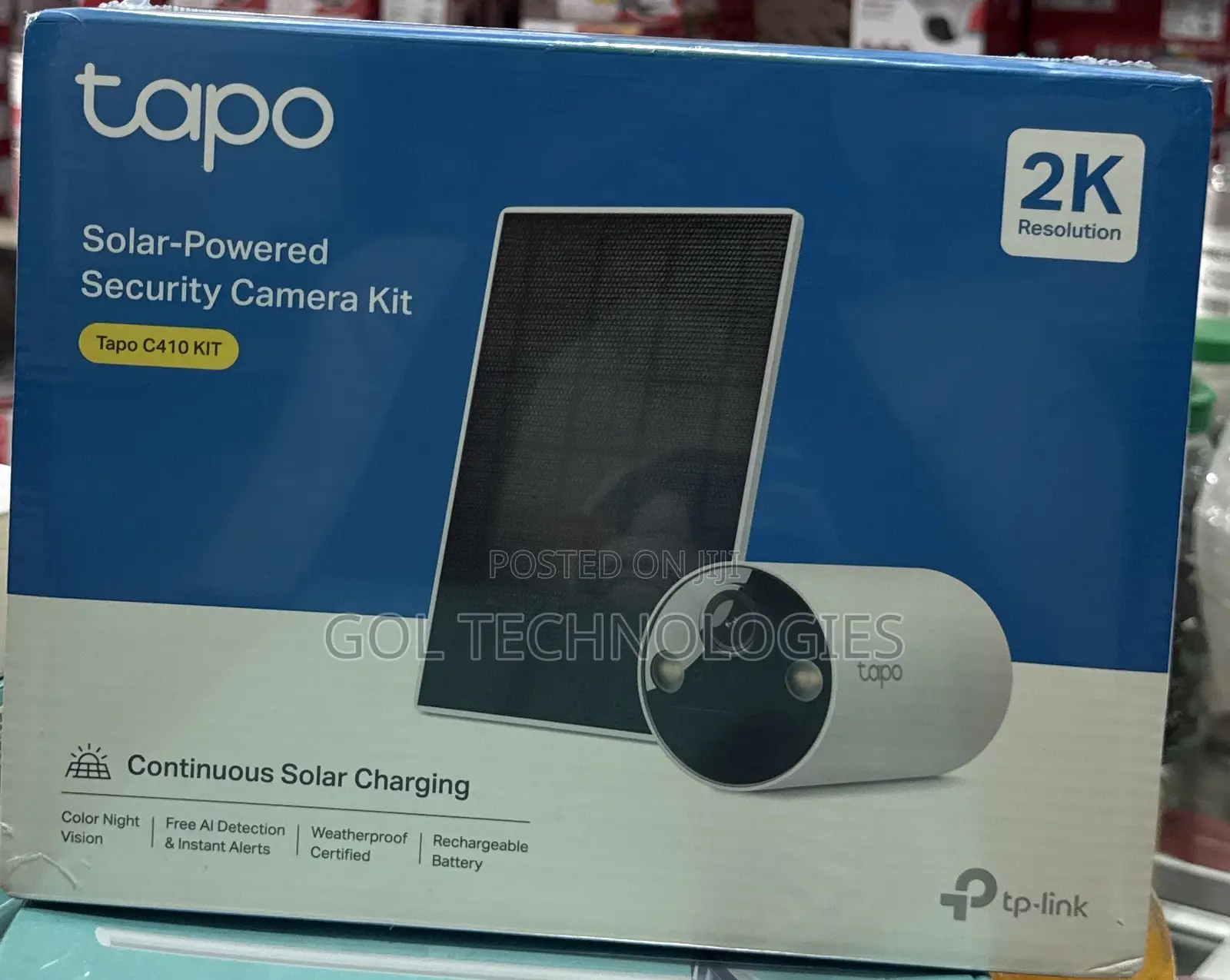 TP-Link Solar-Powered Security Camera Kit Tapo C410 Kt
