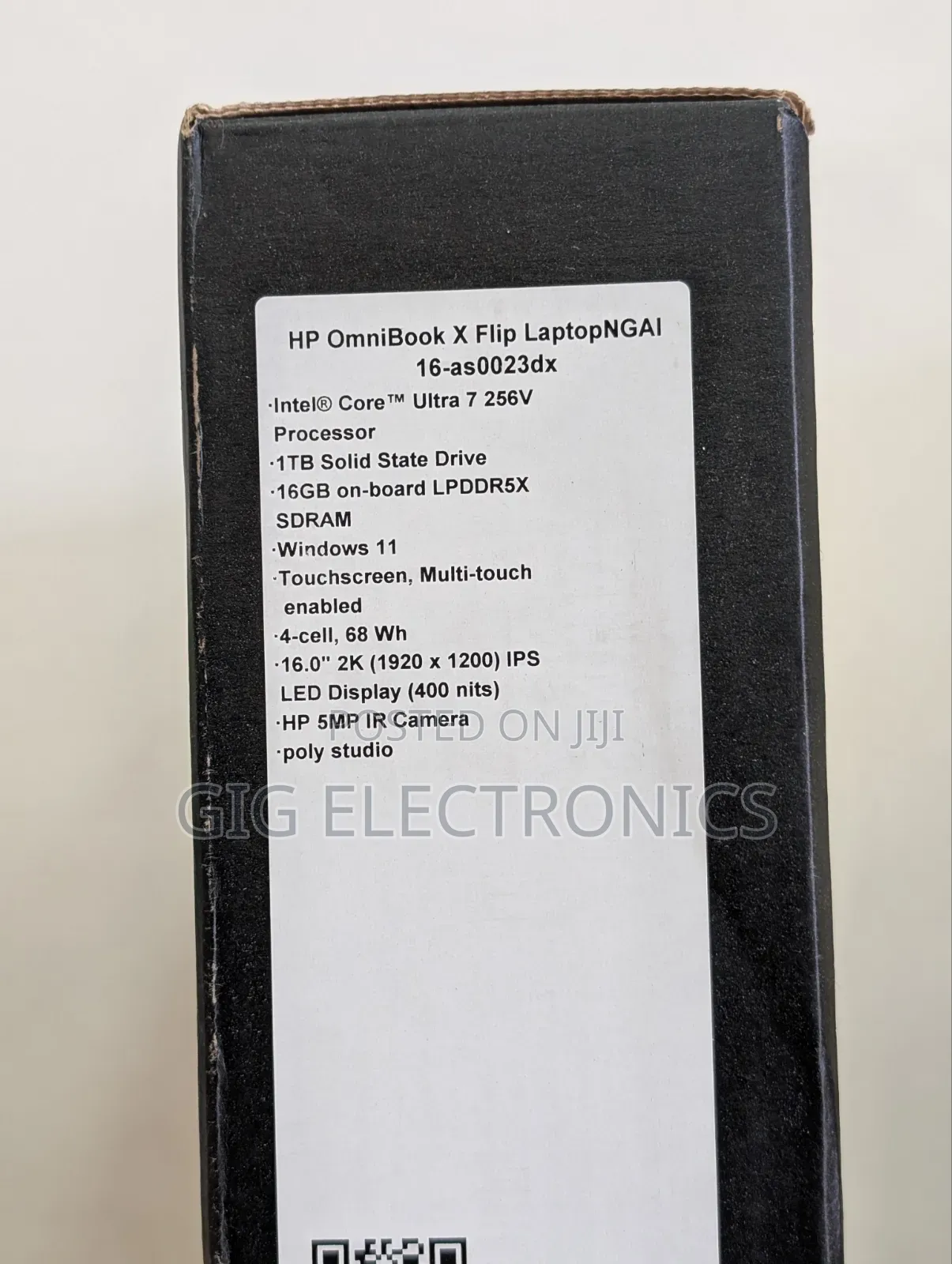 New Laptop HP OmniBook X Flip 16" 16GB Intel Core Ultra 7 SSD 1T