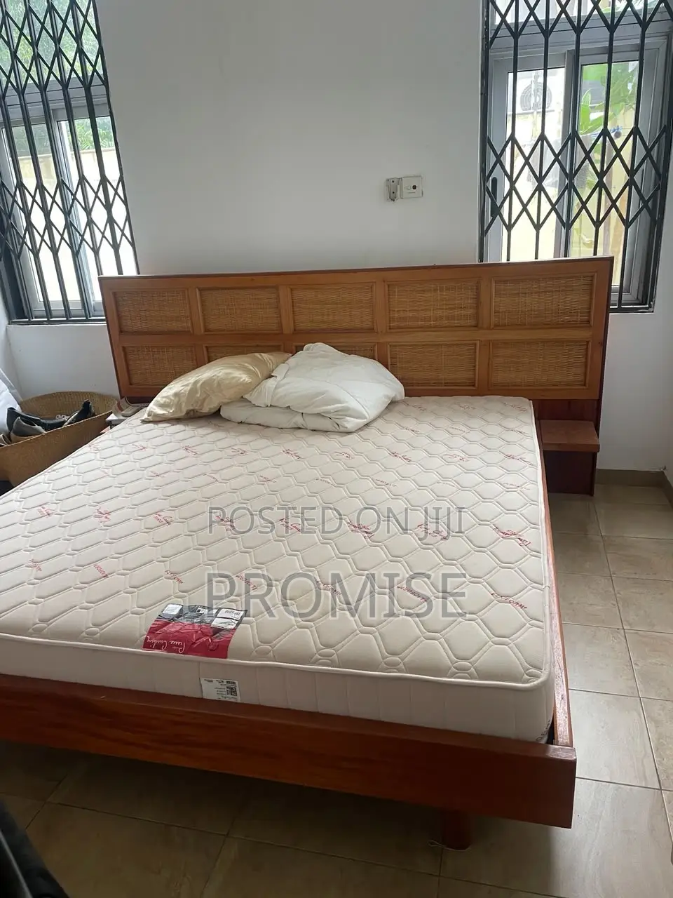 “Strong Bed Frame + Mattress Used Only 2 Months – Excellent Condition”