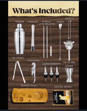 24 Pieces Bartender Kit