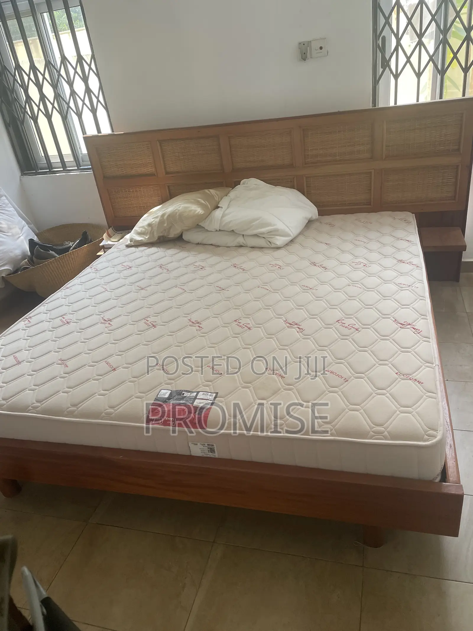 “Strong Bed Frame + Mattress Used Only 2 Months – Excellent Condition”