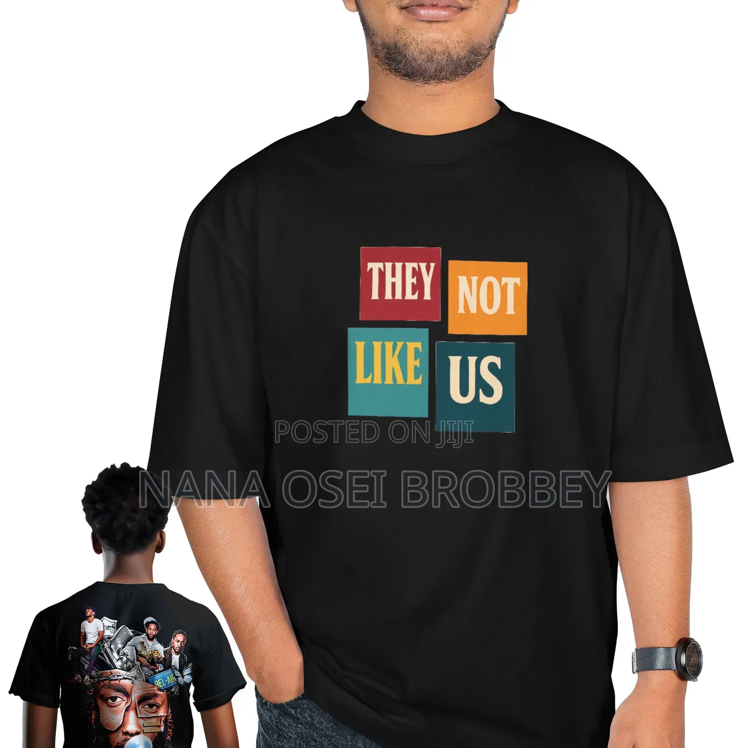 Round Neck Graphic Tee