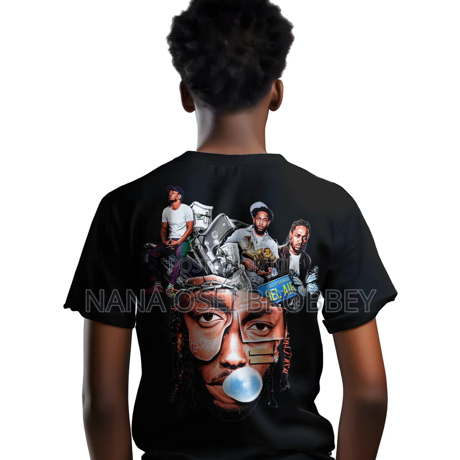 Round Neck Graphic Tee
