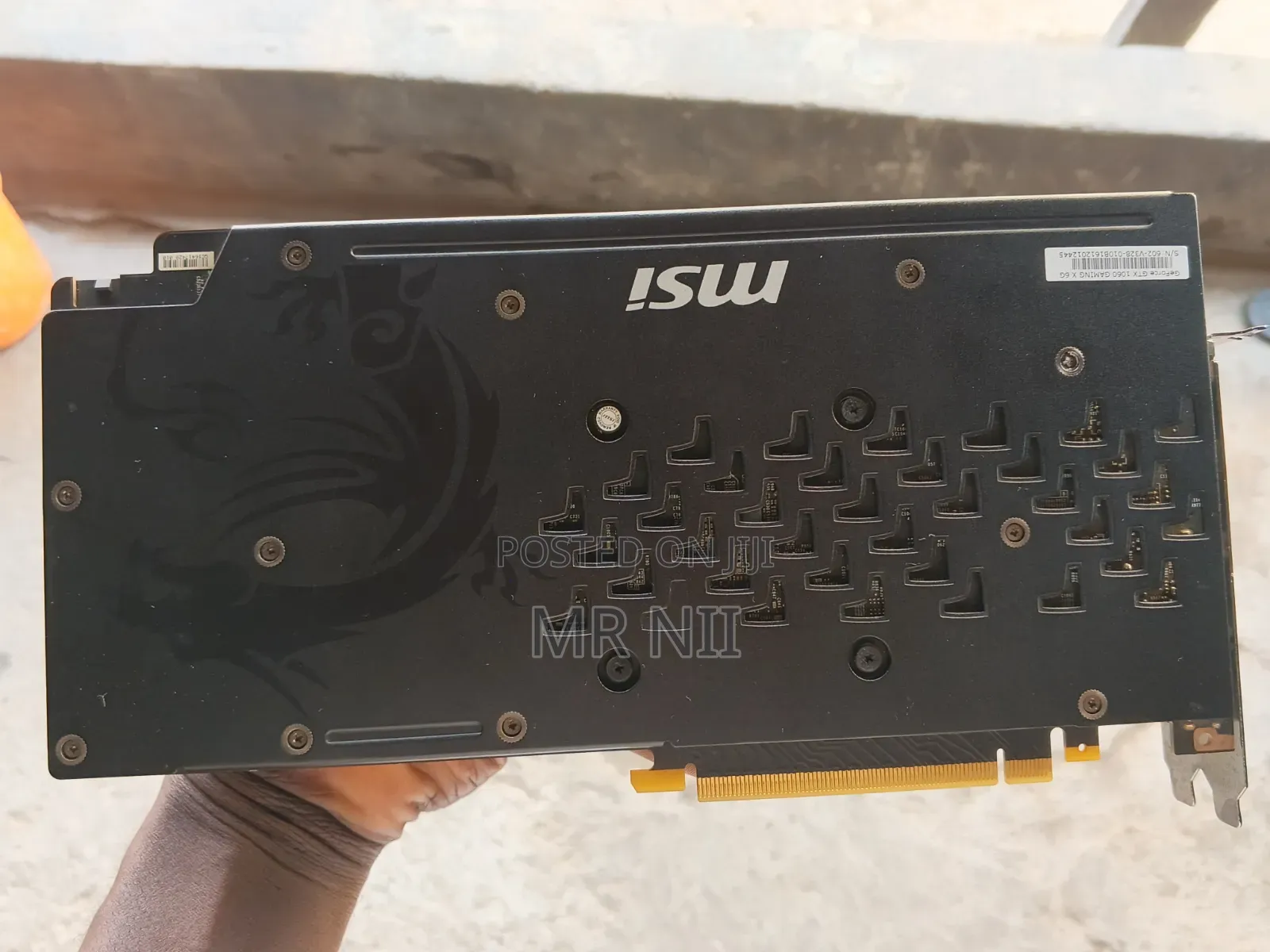 MSI GTX 1060 6 GB Graphics Card