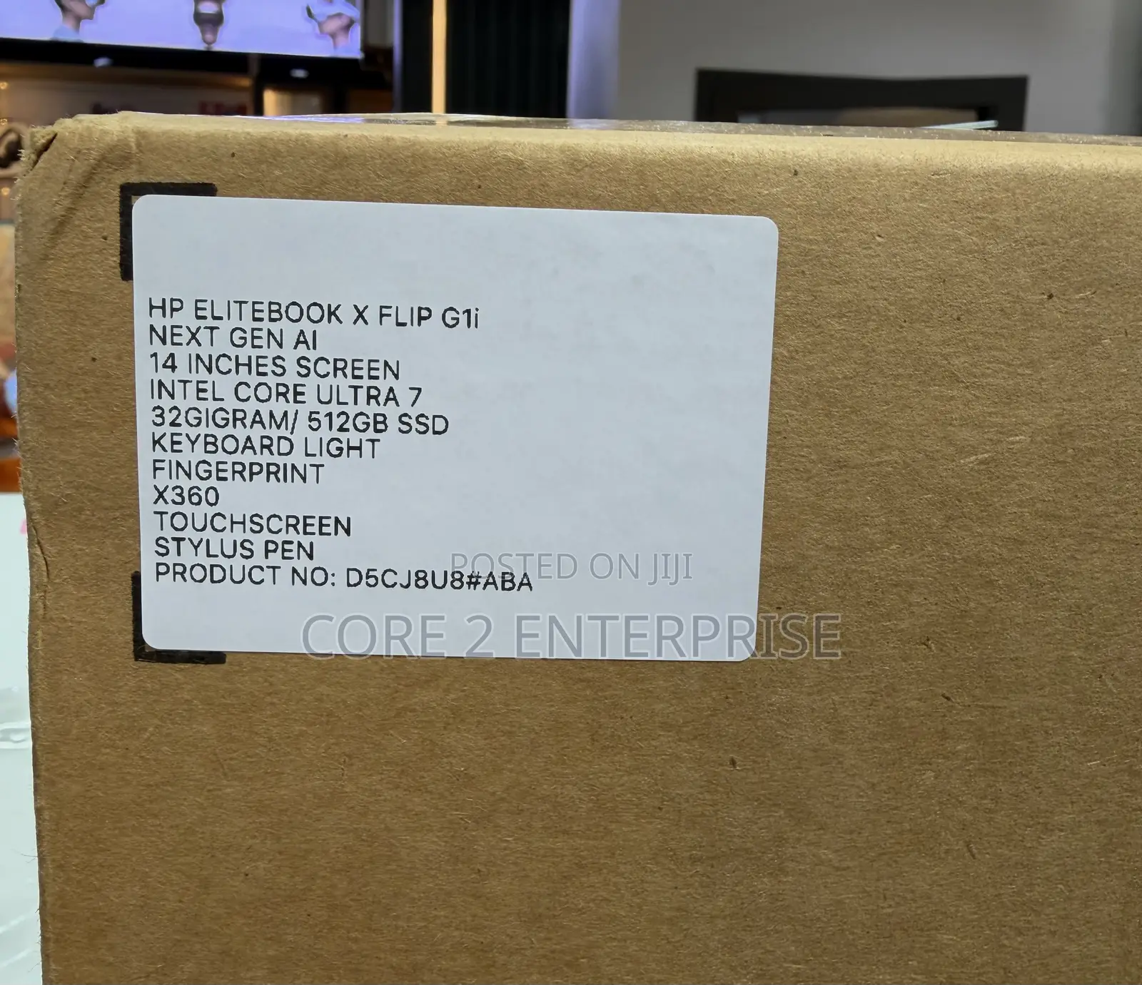 New Laptop HP EliteBook X Flip G1i 32GB Intel Core Ultra 7 SSD 512GB
