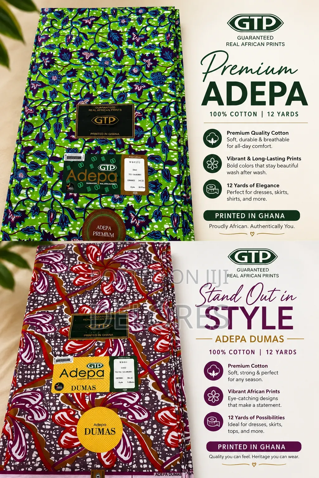 Premium GTP Adepa Prints – Bold, Beautiful Timeless