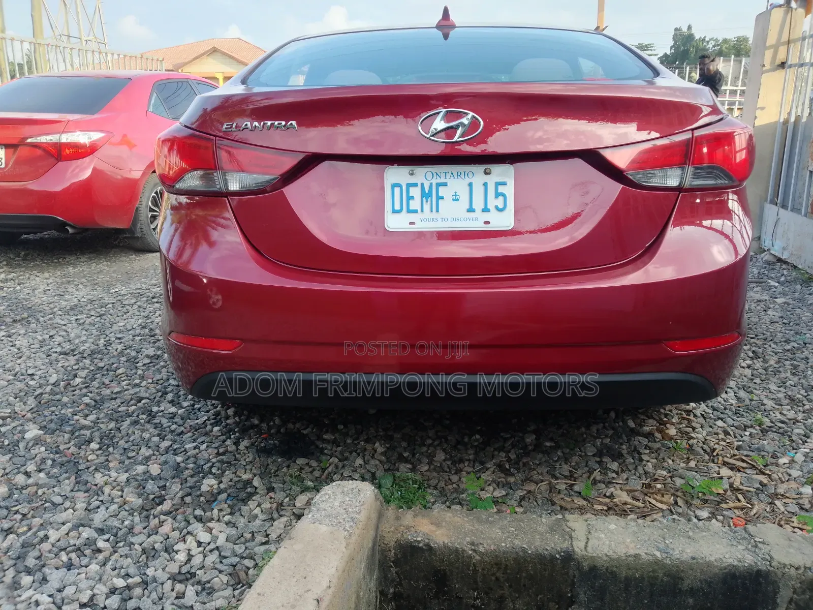 Hyundai Elantra 2015 Red