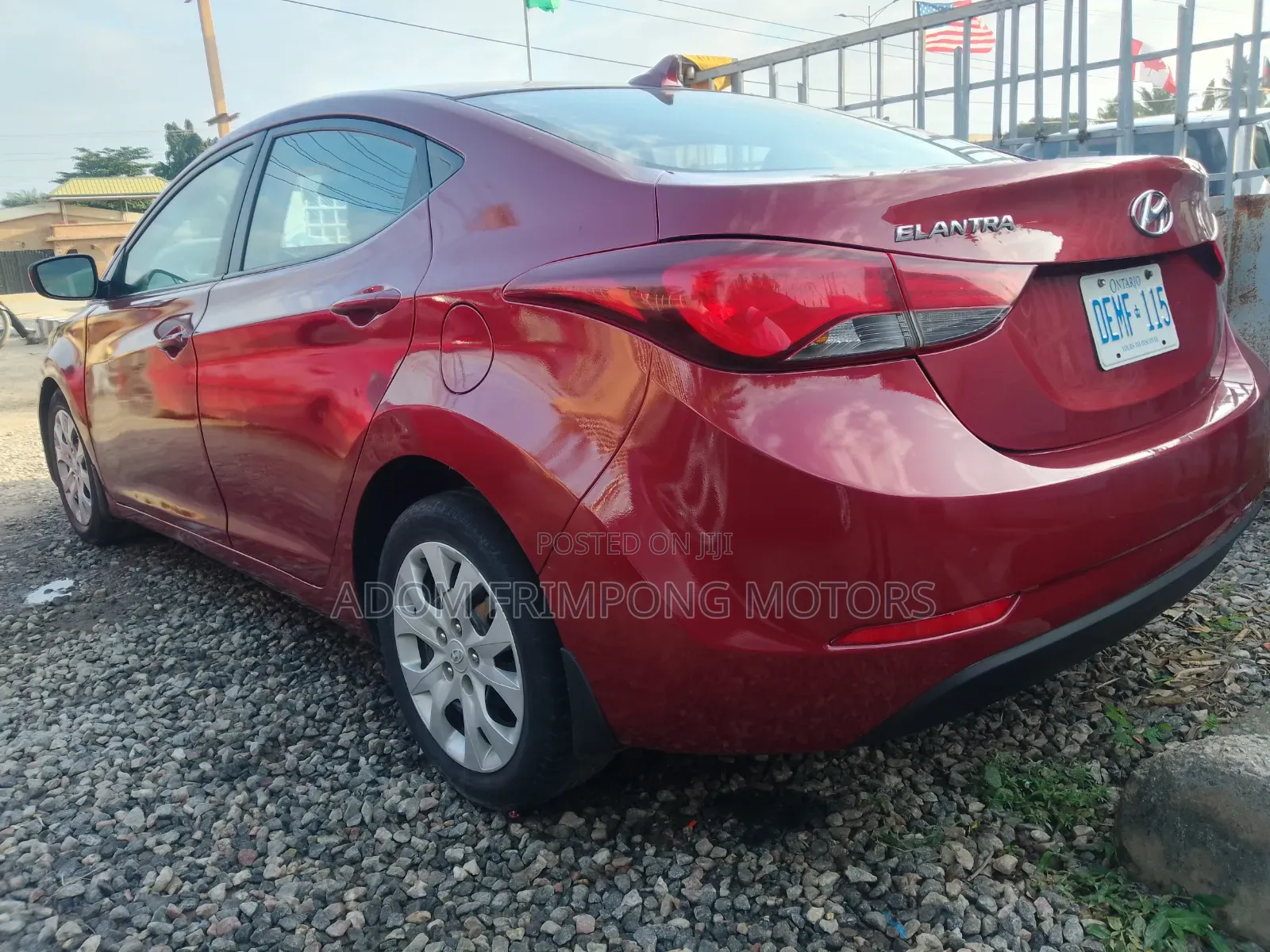 Hyundai Elantra 2015 Red
