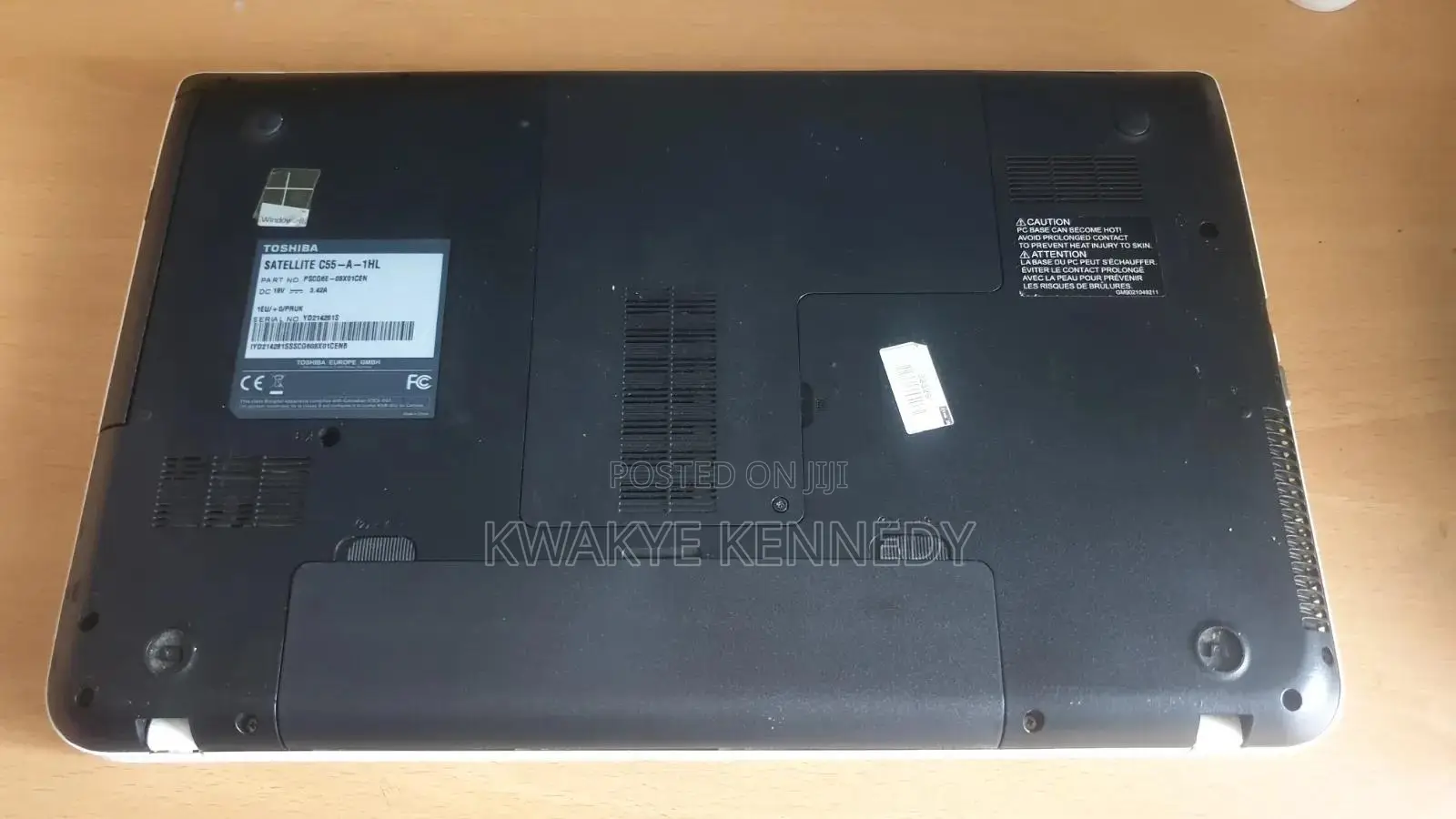 Laptop Toshiba Satellite C55 4GB Intel Core 2 Duo HDD 250GB