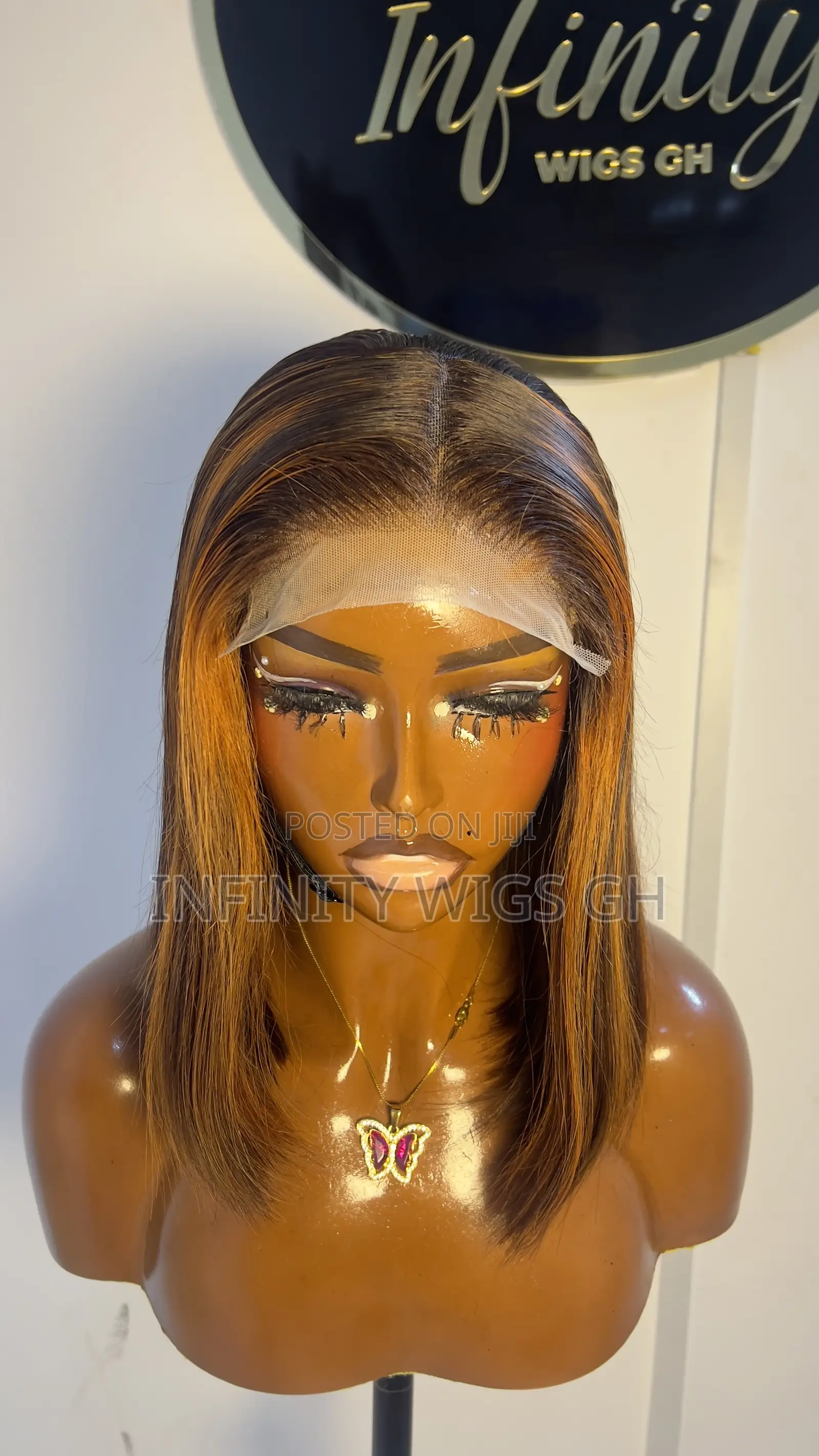 12 Inches Double Drawn Wig human Hair