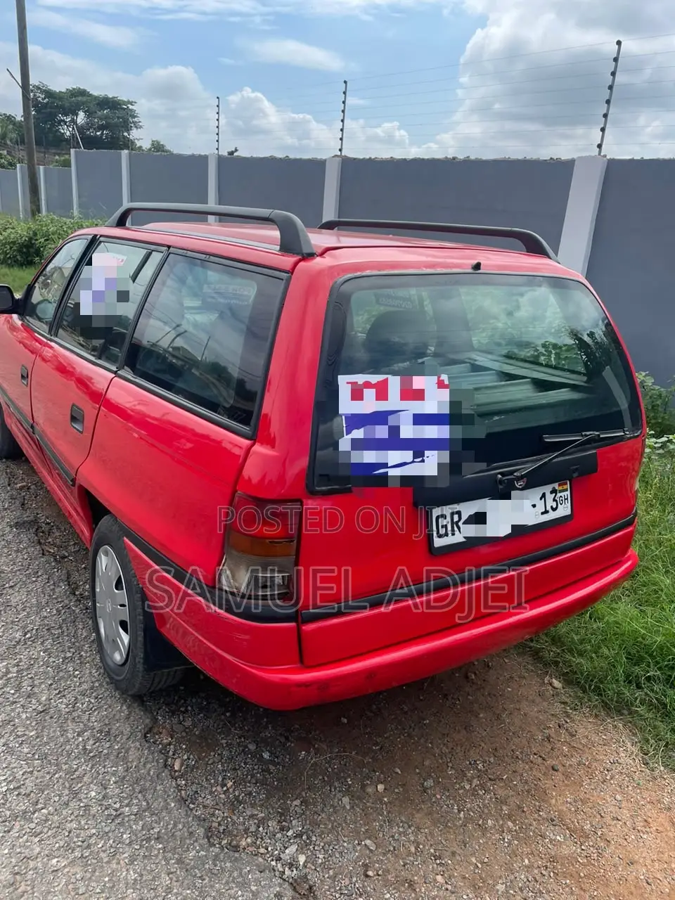 Opel Astra 2007 Red