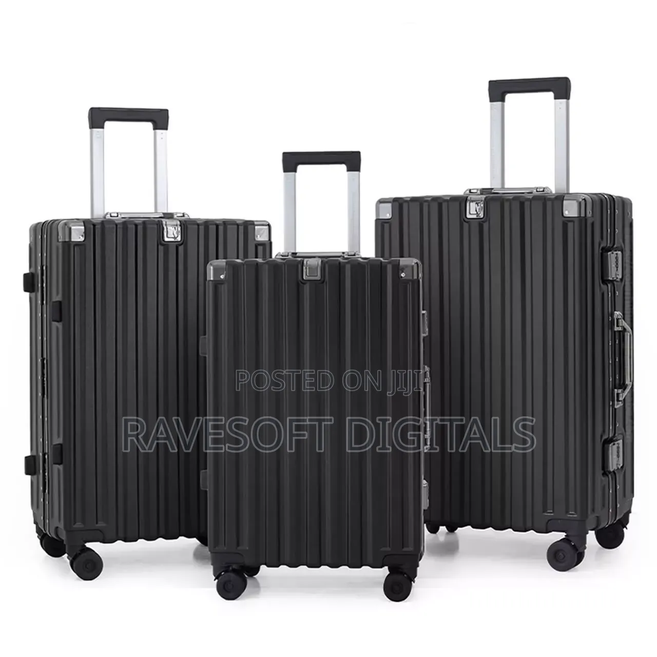 Aluminum Zipless Traveling Bag Set