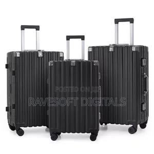 Aluminum Zipless Traveling Bag Set