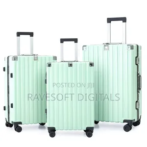 Aluminum Zipless Traveling Bag Set