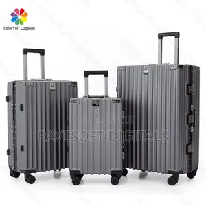 Aluminum Zipless Traveling Bag Set