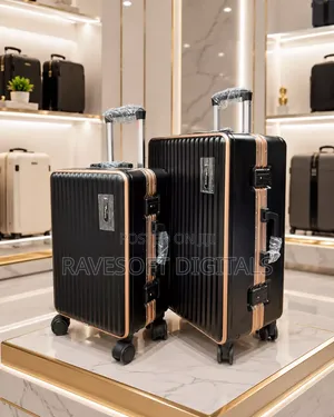 Aluminum Zipless Traveling Bag Set