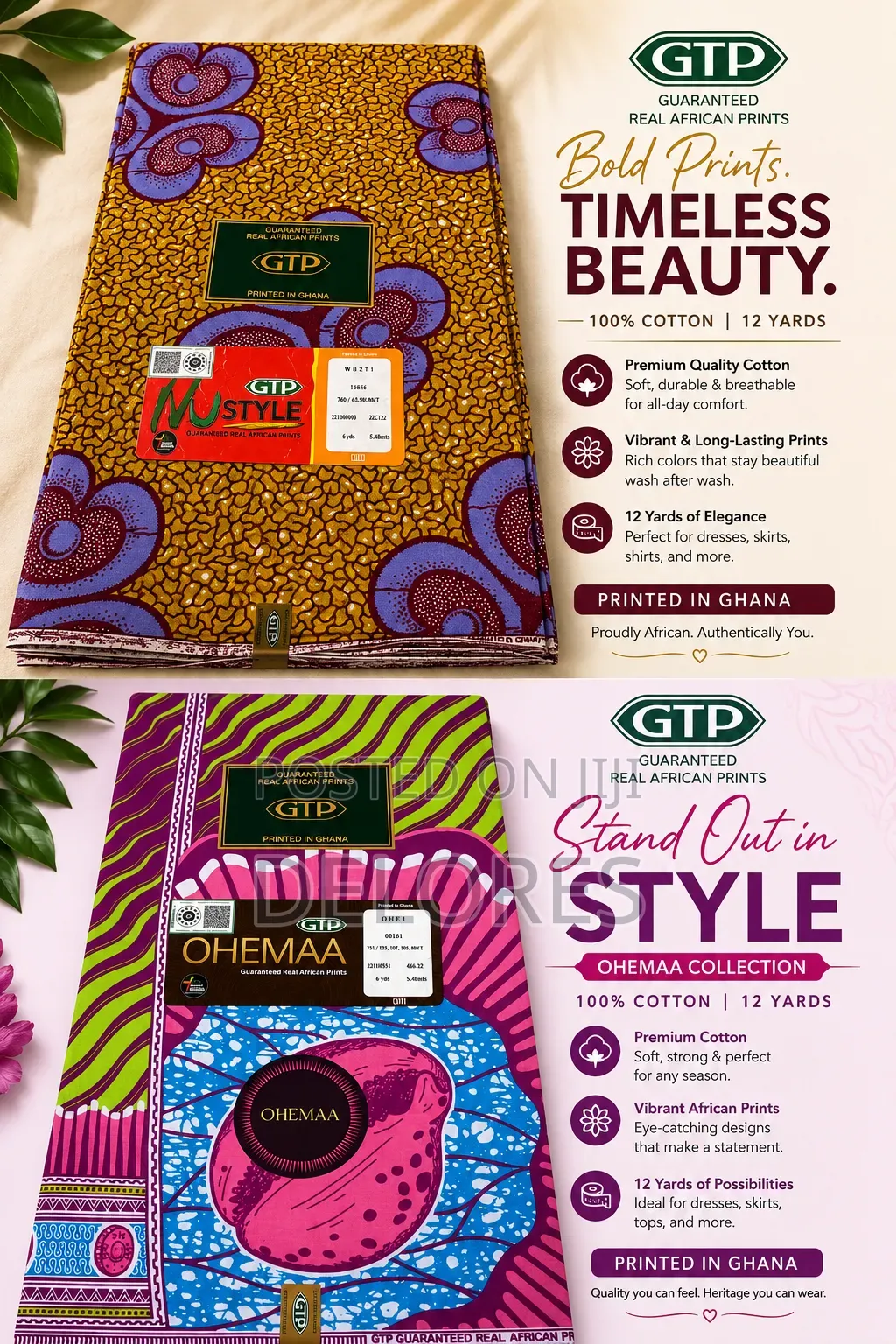 Premium GTP Adepa Prints – Bold, Beautiful Timeless