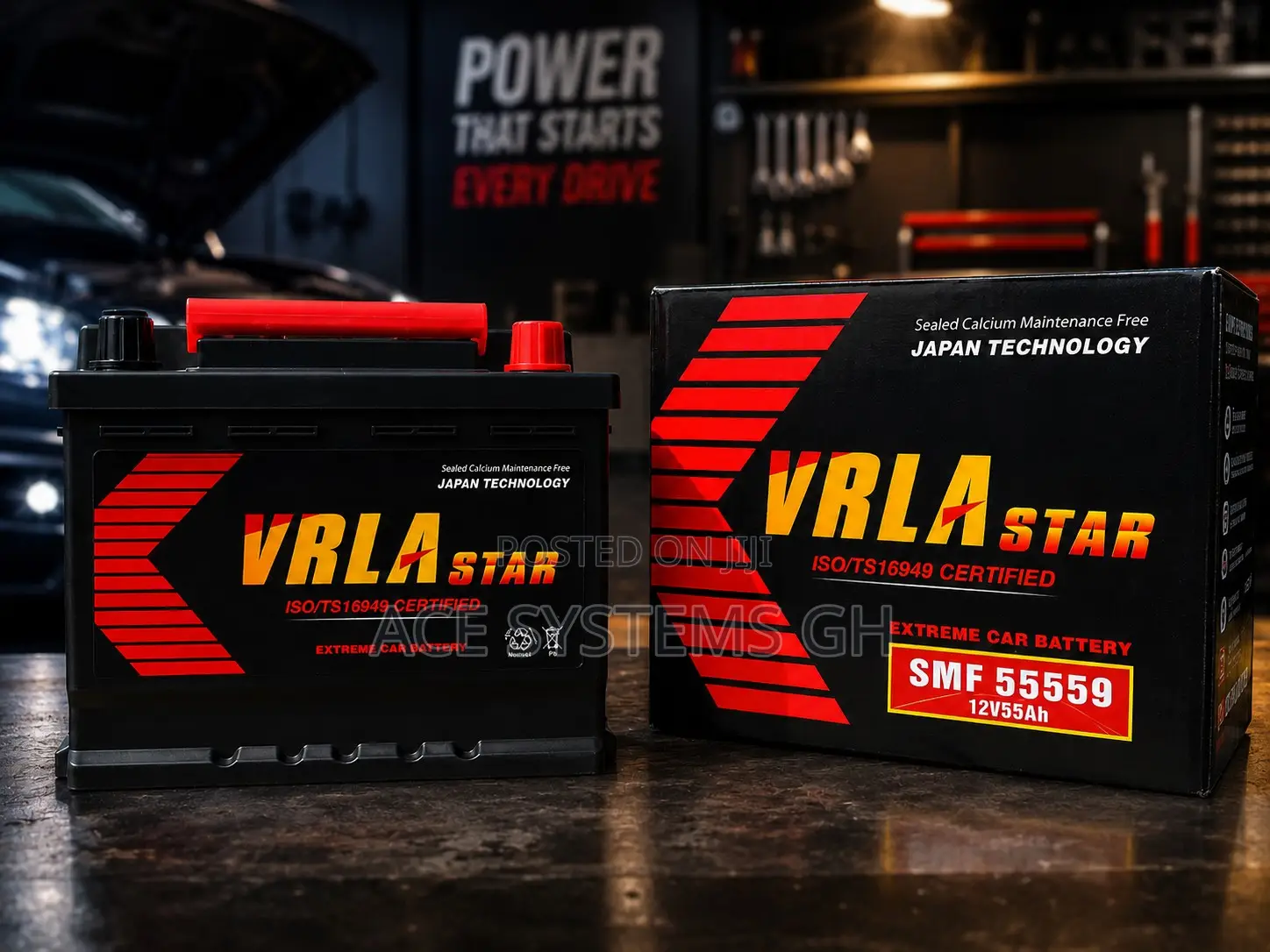 VRLA STAR | Car Battery | Japanese Technology | 11,15,17,19 21 Plate