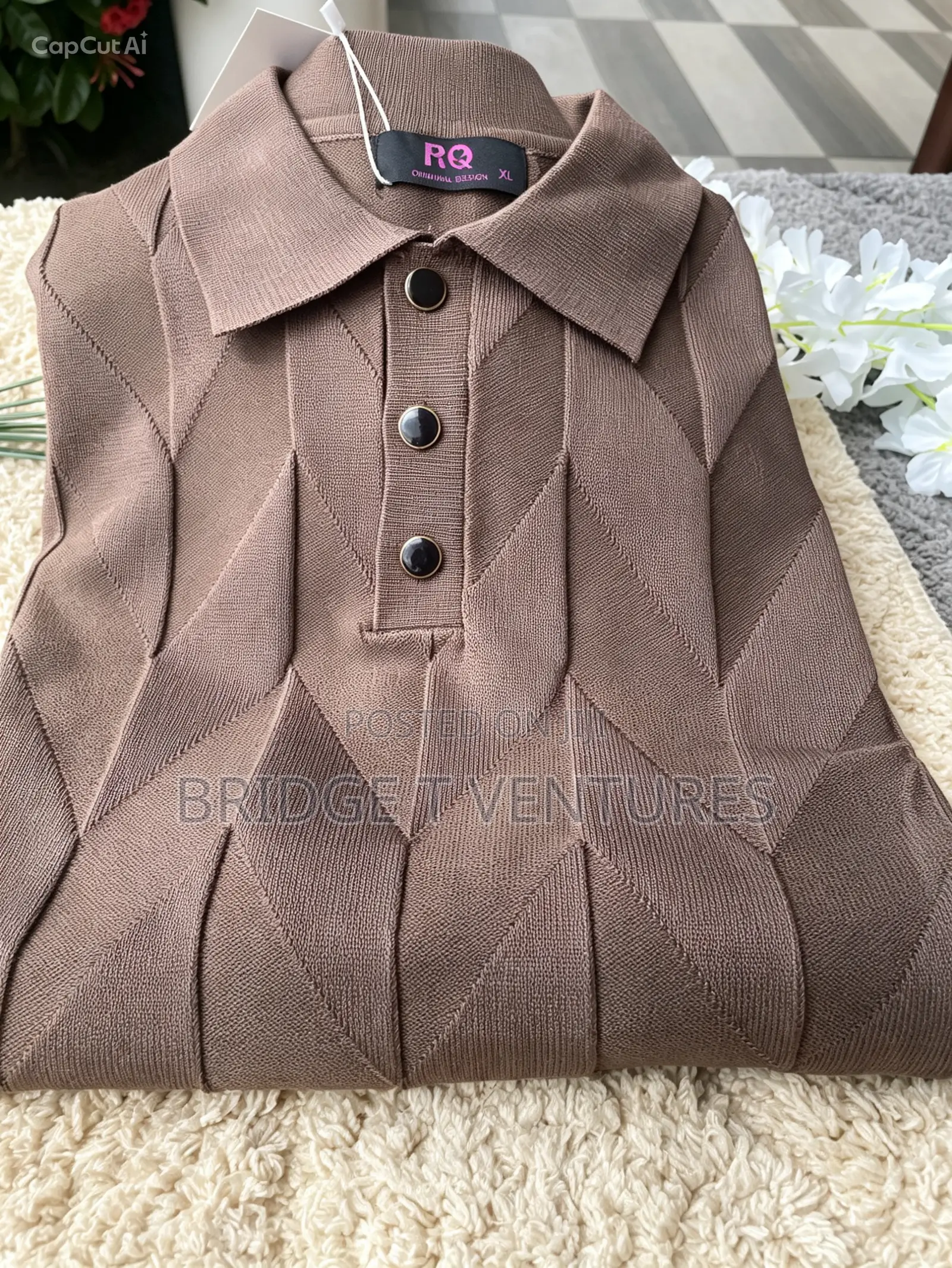 Men’s Knit Polo Shirt