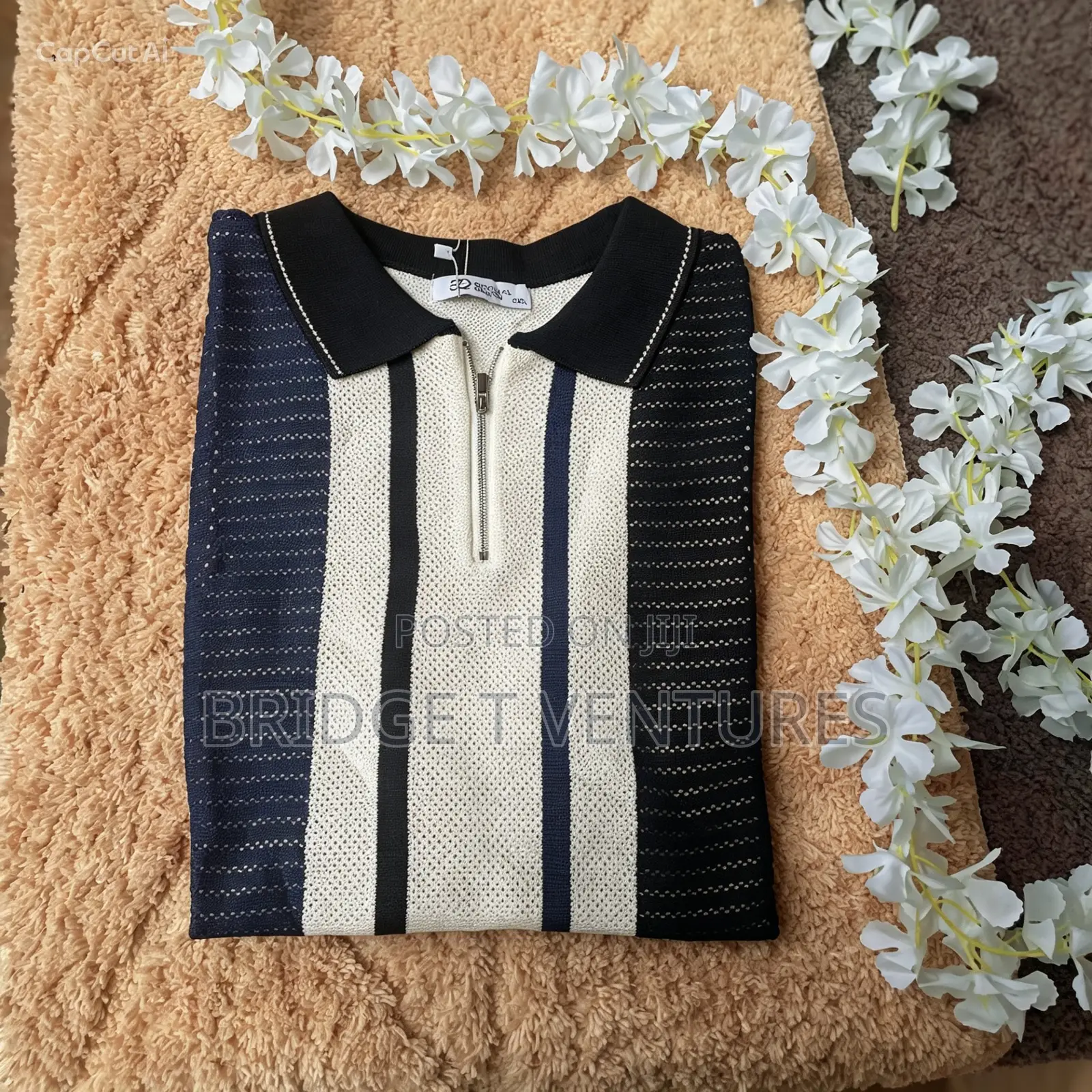 Men’s Quarter-Zip Knit Polo