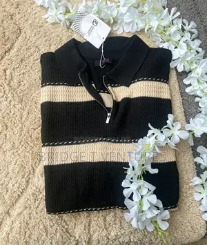 Men’s Quarter-Zip Knit Polo