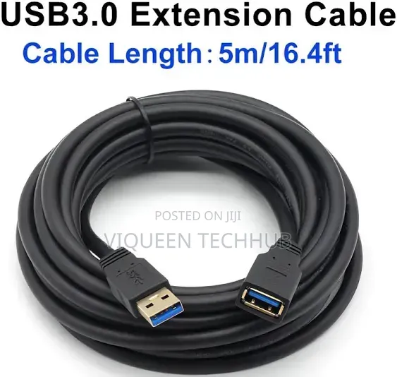 USB 3.0 to Female Cable 20mt