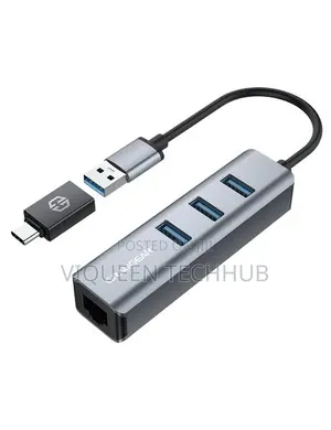 3.0 Hub +Lan Metal