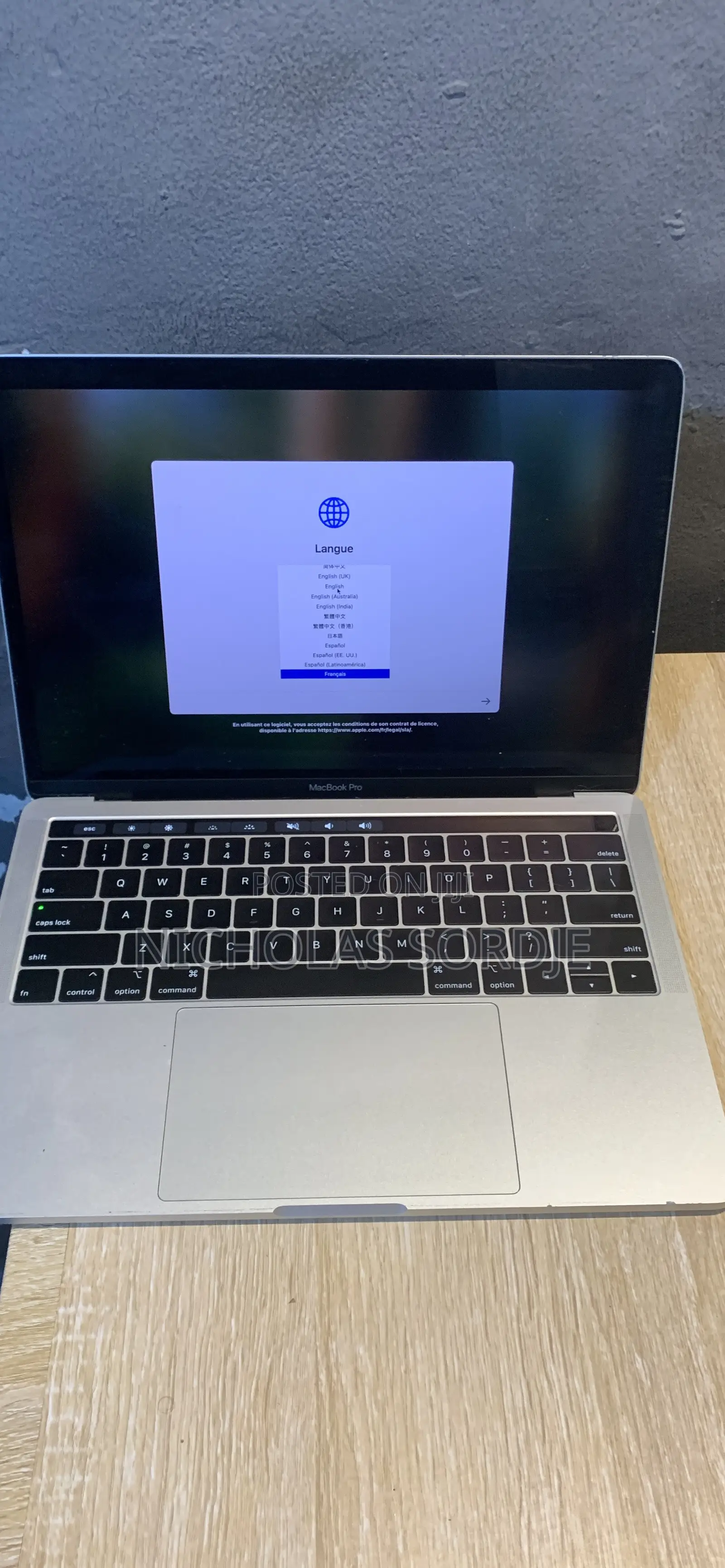 Laptop Apple MacBook Pro 2018 8GB Intel Core i5 SSD 512GB
