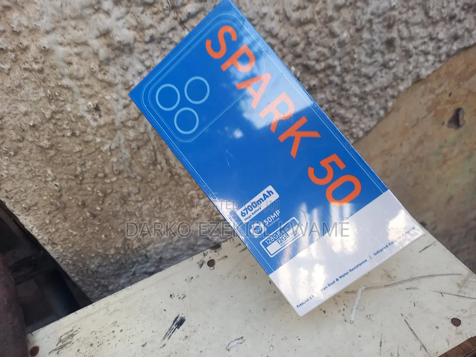 New Tecno Spark 50 128 GB Blue