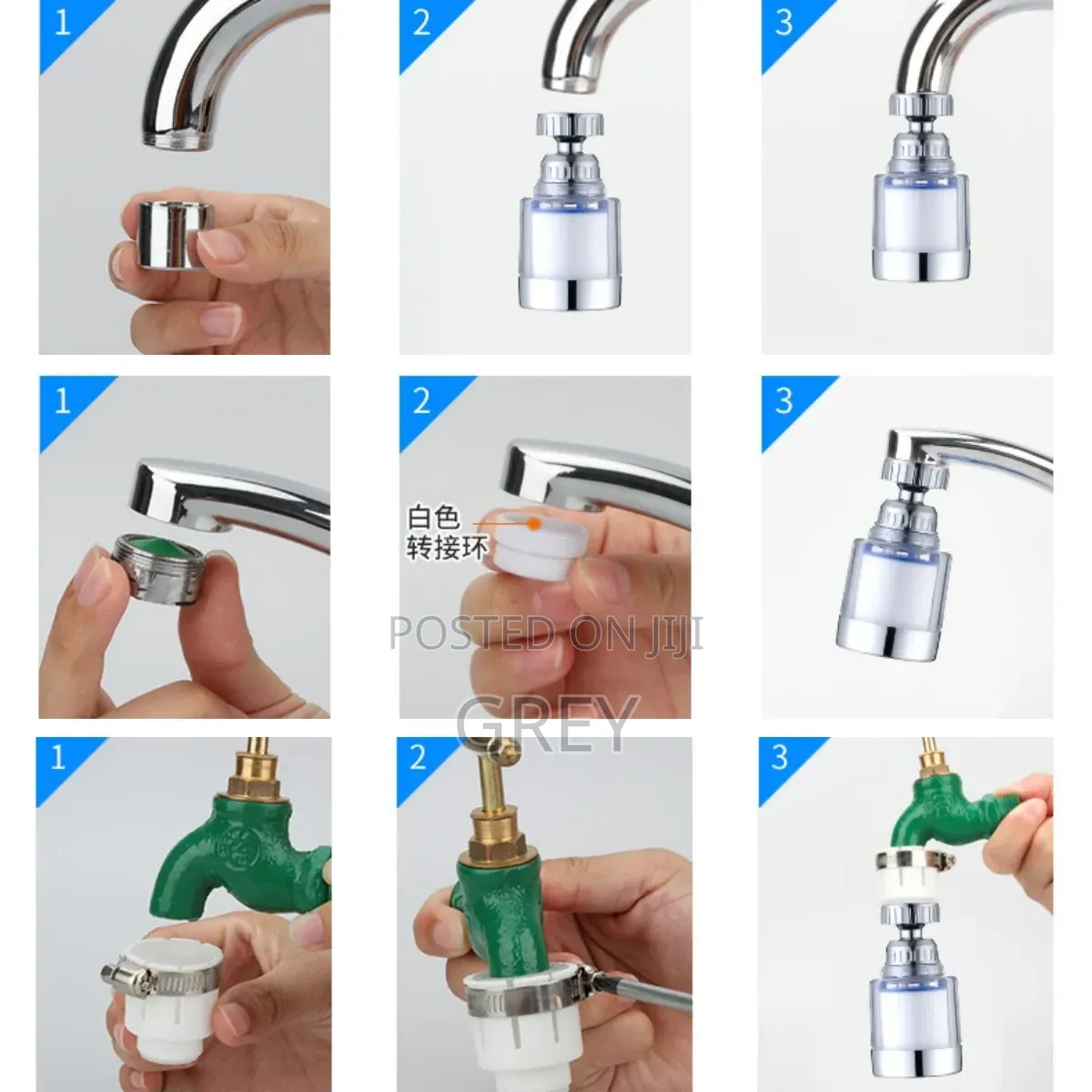 Water Filter + 3 Cartridges Set