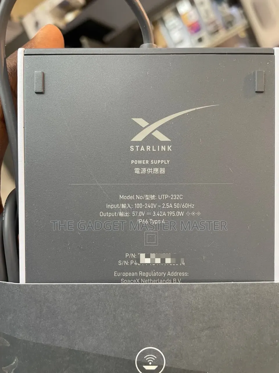 Starlink by SpaceX UTP-232C Power Supply