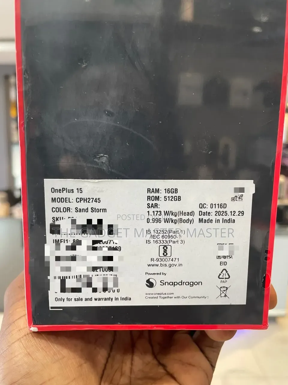 New OnePlus 15 512 GB