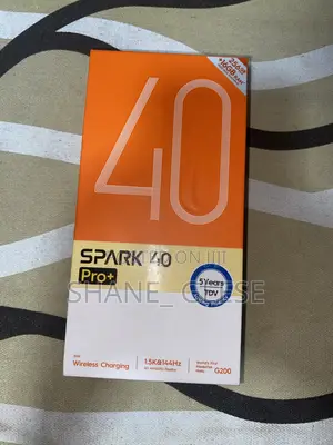 New Tecno Spark 40 Pro+ 256 GB Black
