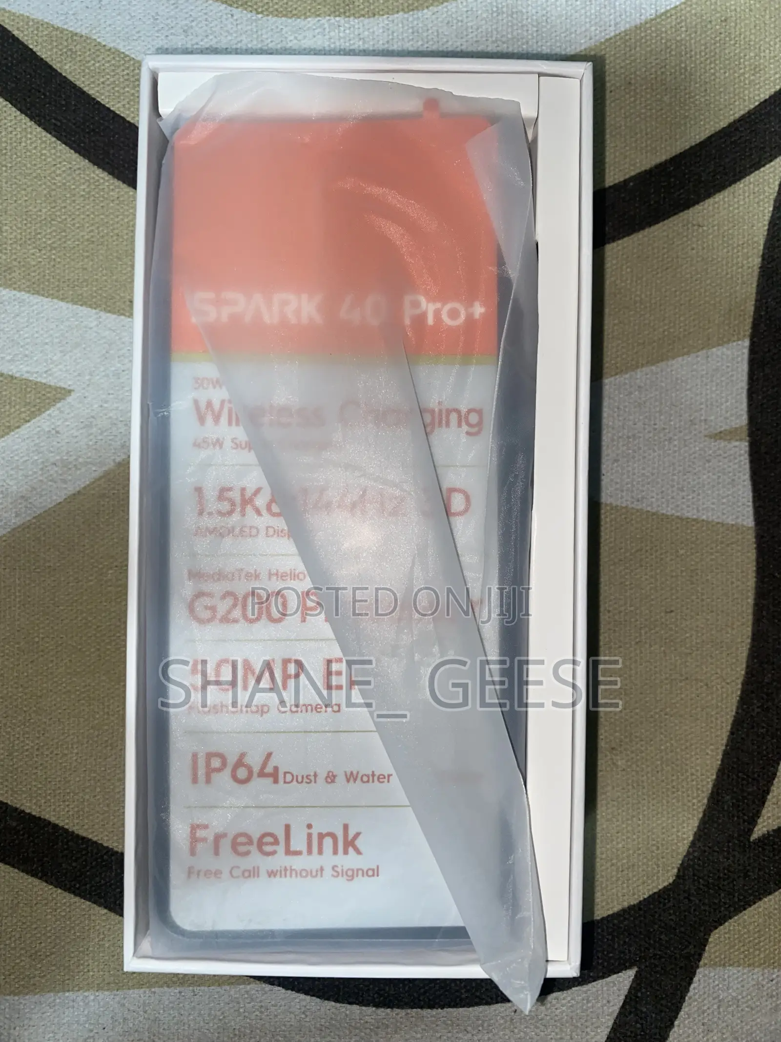 New Tecno Spark 40 Pro+ 256 GB Black