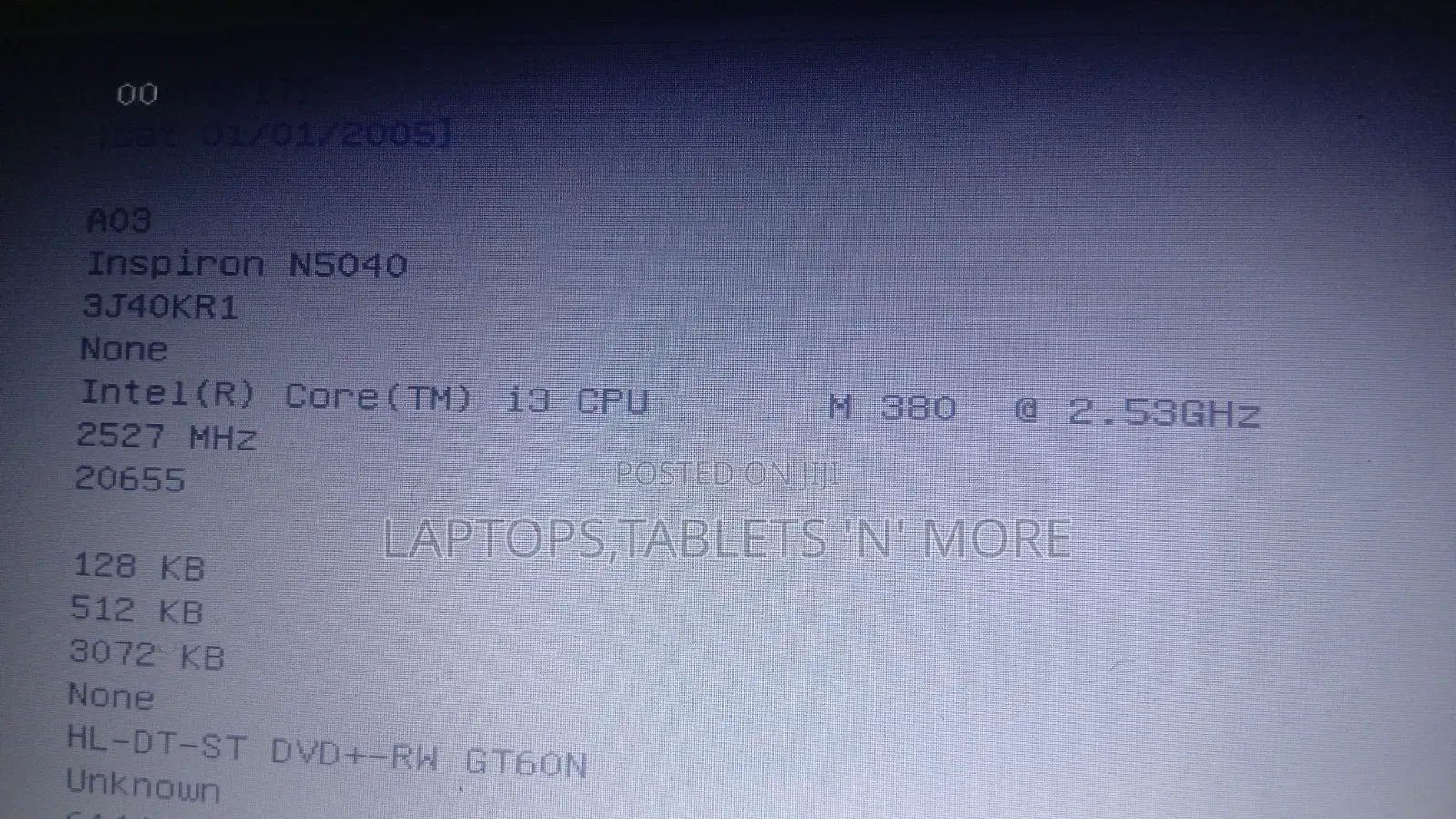 Laptop Dell Inspiron 5640 6GB Intel Core i3 HDD 500GB