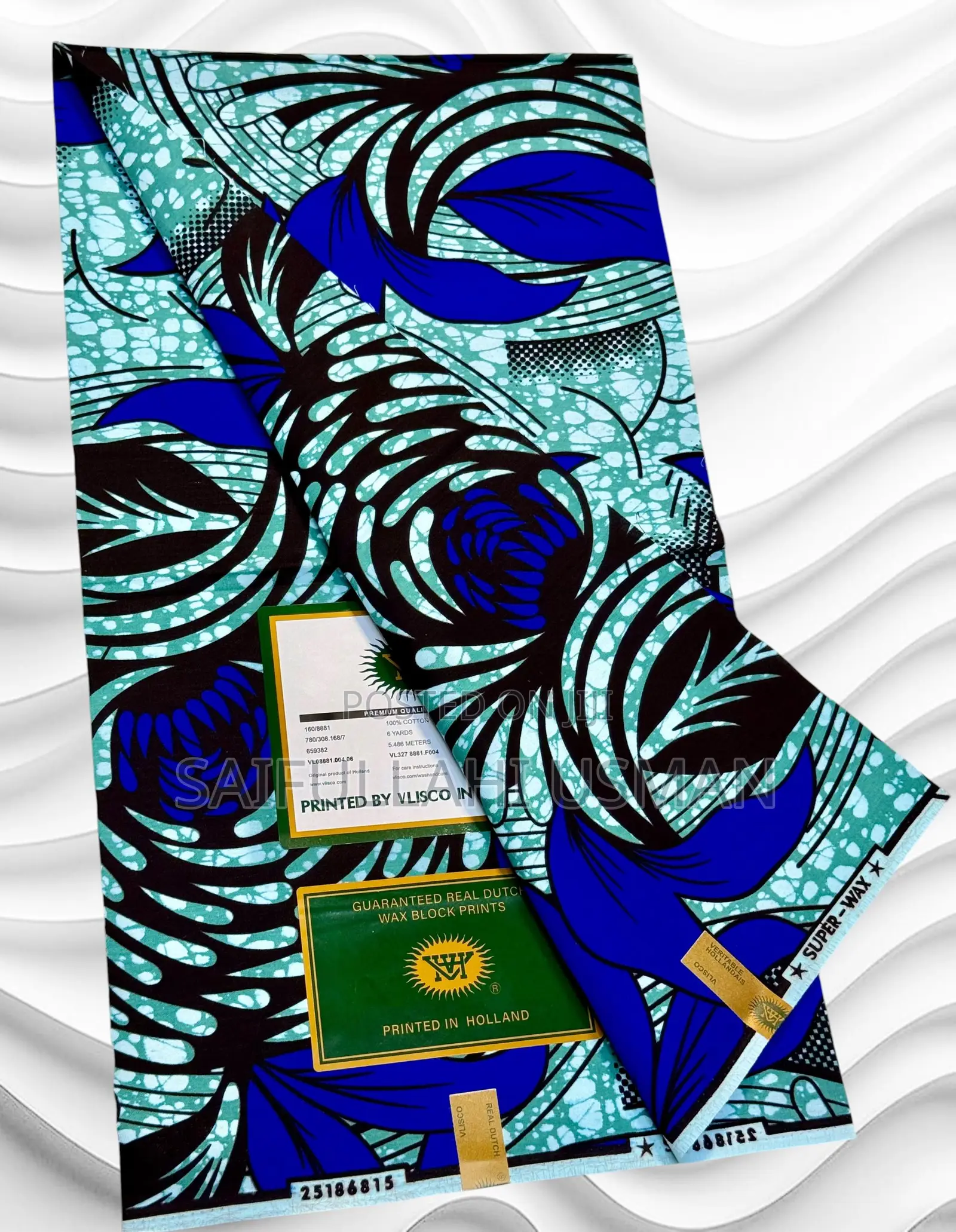 6 Yards African Clothing Textiles Fabrics